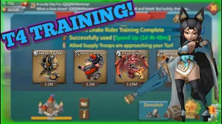 TRAINING T4! | Troop Training | Lords Mobile