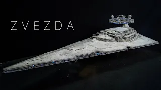 Zvezda Star Wars 1/2700 Scale Imperial Star Destroyer w/ LEDs 4K Review