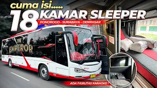 Rp 470.000 Mencoba Sleeper Bus Terbaik Menuju Bali ‼️The Emperor MTrans #1