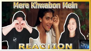 Mere Khwabon Mein REACTION!!! | Dilwale Dulhania Le Jayenge | Shah Rukh Khan | Kajol | Lata