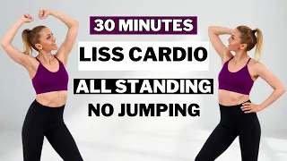 🔥30 Min LISS CARDIO WORKOUT🔥LOW INTENSITY STEADY STATE🔥Easy at Home Exercises for Weight Loss🔥