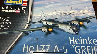 Revell Heinkel He177A-5 Greif 1/72 Scale Model Aircraft