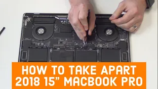 How to Take Apart the 2018 15" Macbook Pro A1990