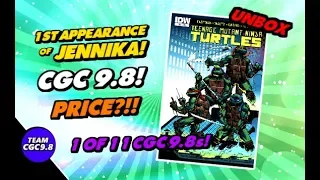 UNBOX: New Teenage Mutant Ninja Turtles TMNT Jennika CGC 9.8 Comic!