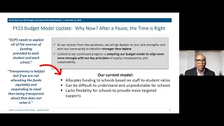 Fiscal Year 2023 (FY23) Budget Community Information Session