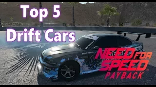 Need For Speed Payback Top 5 Drift Cars