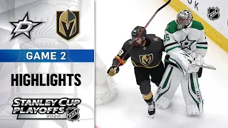 NHL Highlights | WCF, Gm2 Stars @ Golden Knights - Sept. 8, 2020