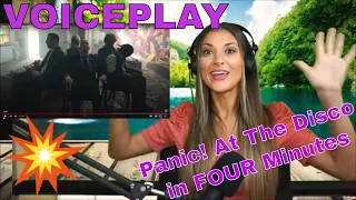 VoicePlay Panic! At The Disco in FOUR Minutes Reaction--  Must See for Panic Fans!