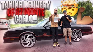 TAKING DELIVERY OF MY 87 MONTE CARLO SS