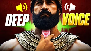 Best PROVEN Way To Get A DEEP Masculine Voice Naturally (Do THIS!)|Lifestyle|Education|Credit