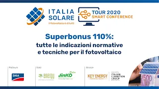 Superbonus 110%: tutte le indicazioni normative e tecniche per il fotovoltaico