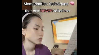 Memorization technique that never failed me 😏💪🏻