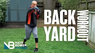 30 Minute Back Yard Boxing Workout | NateBowerFitness