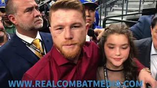 CANELO ALVAREZ DESPUÉS DE SU GRAN PELA CON GOLOVKIN DICE, " QUEDÓ SATISFECHO CON MI ACTUACIÓN."