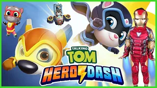 EPIC RUN! Talking Tom Hero Dash Gameplay In Real Life! Reimagined!