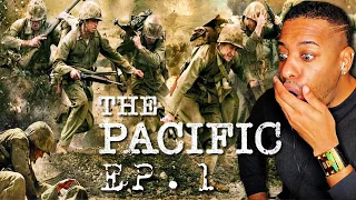 The Pacific - 1x1 Guadalcanal/Leckie (ft. yogurt on my face) | Reaction | Review