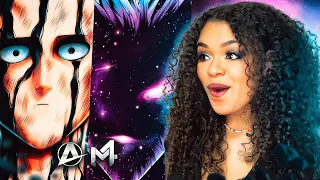 (ISSO FOI INSANO!) | REACT 2 EM 1 | Garou Cósmico - Cosmic | M4rkim &  Saitama - Soco Sério | AniRap