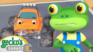 Gecko's Monster Truck Rescue | Morphle and Gecko's Garage - Cartoons for Kids | Trucks & Vehicles