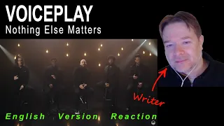 NOTHING ElSE MATTERS - WRITER Reaction - Metallica (acapella) VoicePlay Ft J.None - ENGLISH