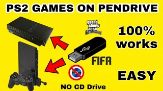 How To Play PS2 Games Using PENDRIVE/USB [Fat/Slim]