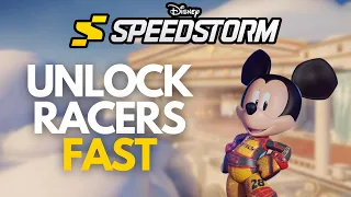 How to Unlock Racers as FAST as Possible in Disney Speedstorm