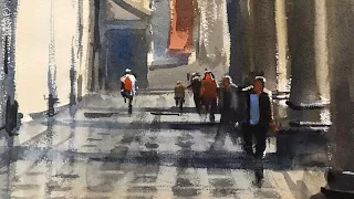 Advancing with Watercolor - Working on Location "Dei Loggia"