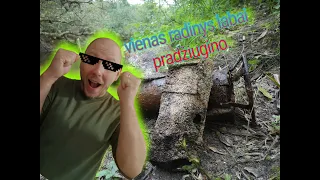 Karšta diena upelyje / pagaliau radau wehrmachto pėdsakus.