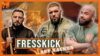 Fler & Sultan Hengzt stürmen die Küche von Arafat | Fresskick auf Nacken