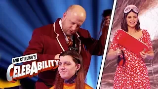 Lilah Parsons Guesses Who Marek Larwood Has Given a Haircut | Iain Stirling's CelebAbility