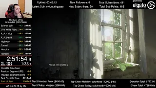 The Last of Us Speedrun for Grounded mode Glitchless (2:51:54)