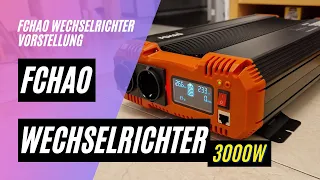 ⚡ FCHAO 3000W Wechselrichter (3000W 24V, Reine Sinuswelle)