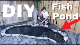 DIY MINI BACKYARD POND! *ANOTHER POND* Part 1