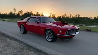 Boss 429 rolling burnout