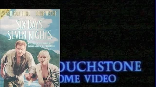 Opening to Six Days Seven Nights 1998 VHS (Australlia)