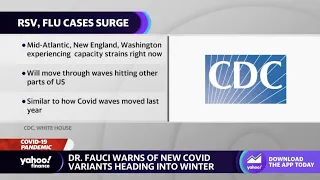 CDC warns of early-hitting flu, upper respiratory infections, while expecting COVID variants