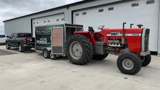 how much horsepower will the 1155  Massey Ferguson make