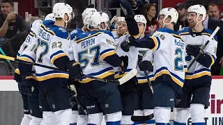 David Perron goes top shelf to lift Blues in OT