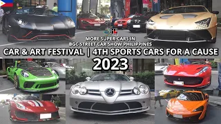 More Super-cars in BGC Street Car Show PH | Car & Art Festival & 4th Sports Cars For A Cause 2023