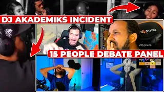 Sneako And Aba CLASH On Debate Panel Over DJ Akademiks Fresh N Fit Drama