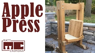 Build a Rack and Cloth Apple (Cider) Press