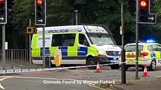 Magnet fishers pulled out grenade during Leicester’s lockdown