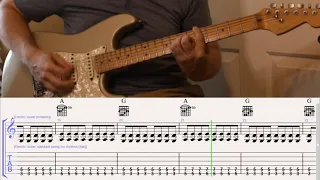 How to Play Popular by Nada Surf on Guitar with TAB