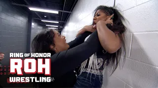 The #ROH Women's World Champion Athena tries to blindside Nyla Rose! | #ROH TV 02/15/24