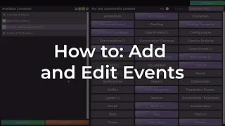 LBY | How to: Add and Edit Events