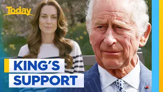 King Charles' support for Kate Middleton during joint cancer battle | Today Show Australia