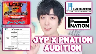 How to apply for JYP x Pnation 2021 LOUD PROJECT Kpop Online Audition Application SBS Boy Group