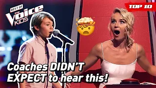 SURPRISING Blind Auditions in The Voice Kids Part 3! 🤯 | Top 10