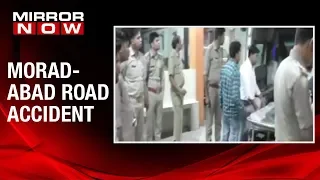 Six killed and thirty-five other injured in road accident in Moradabad, U.P