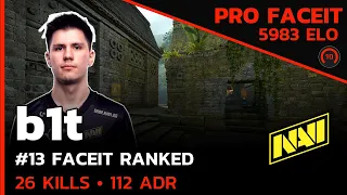 b1t NAVI IS UNSTOPPABLE on FACEIT🔥 w/m0NESY/jL (ANCIENT) FACEIT LVL 10 / CSGO POV / Sep 26, 2023