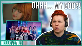 REACTION to HELLOVENUS - STICKY STICKY, WIGGLE WIGGLE & I'M ILL MVs